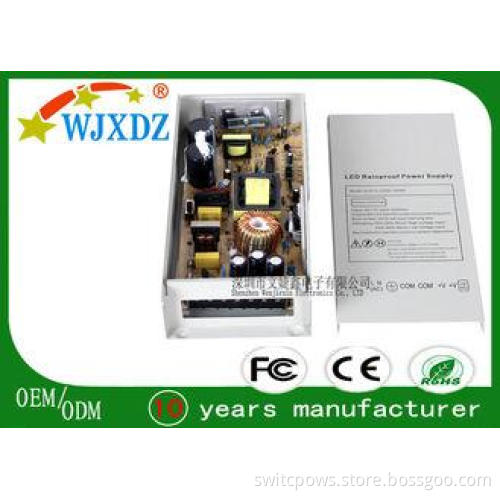 180W Rainproof OutdoorSwitching Power Supply 12 Volt LED Dr